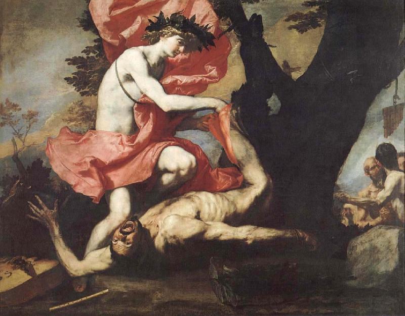 Jusepe de Ribera Marsyas flas France oil painting art